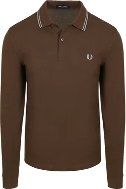 Fred Perry Fred Perry Langarm-Poloshirt Braun 49A - Größe XL – Produktbild 1 von 1