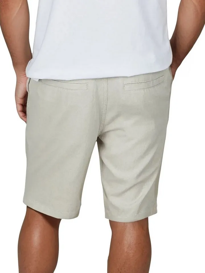 DENIMFY Chinoshorts Herren Shorts DFAlessio Regular Fit Bermudashorts mit Kordelzug, Beige, – Produktbild 2 von 4