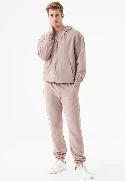 ORGANICATION ORGANICATION ESSENTIALS-JUNDA-Unisex Soft Touch Sweatjacke aus Bio-Baumwolle, Mocha, – Produktbild 2 von 3