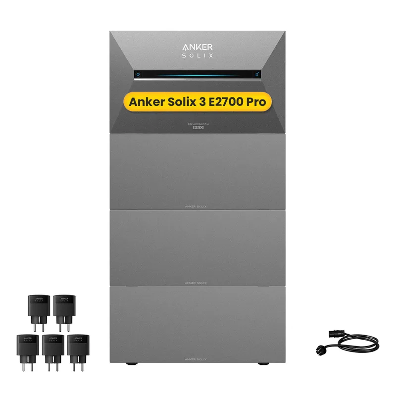 Anker Anker SOLIX Solarbank 3 E2700 Pro All-in-One Speicher für Balkonkraftwerk, by Powerness - 10.8kWh / 5 x Smart Plug / Standardversand – Produktbild 1 von 1