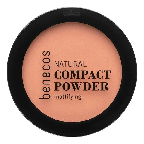 Benecos benecos Naturkosmetik - Compact Powder - mattierend - vegan, Sand, – Produktbild 1 von 2