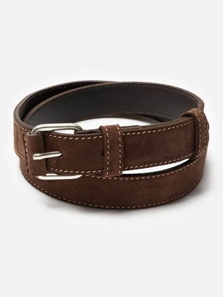 Nudie Jeans Nudie Jeans Dwayne Suede Belt, Dunkelbraun, – Produktbild 3 von 4