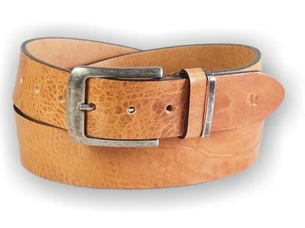 Greenbelts Greenbelts Herren Ledergürtel BARRIE, Cognac, – Produktbild 3 von 5