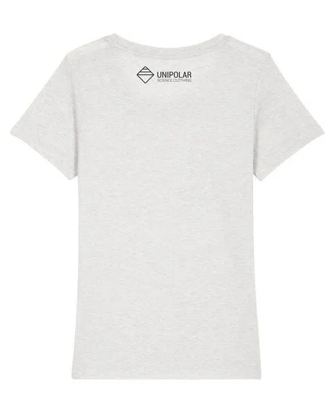 UNIPOLAR Unipolar Mathematik T-Shirt | Primspirale, Cream heather grey, – Produktbild 2 von 3
