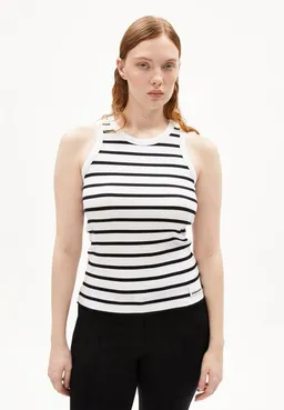 ARMEDANGELS ARMEDANGELS KANITAA STRIPES Damen Ripp-Top aus Bio-Baumwoll Mix – Produktbild 1 von 1