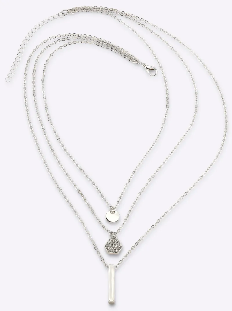heine Collier silberfarben, Silberfarben, – Produktbild 2 von 3