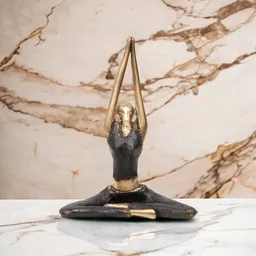 Moogoo Creative Africa Moogoo Creative Africa Bronze-Skulptur Yoga "Adeline" | by Hamidou | Unikate – Produktbild 1 von 1
