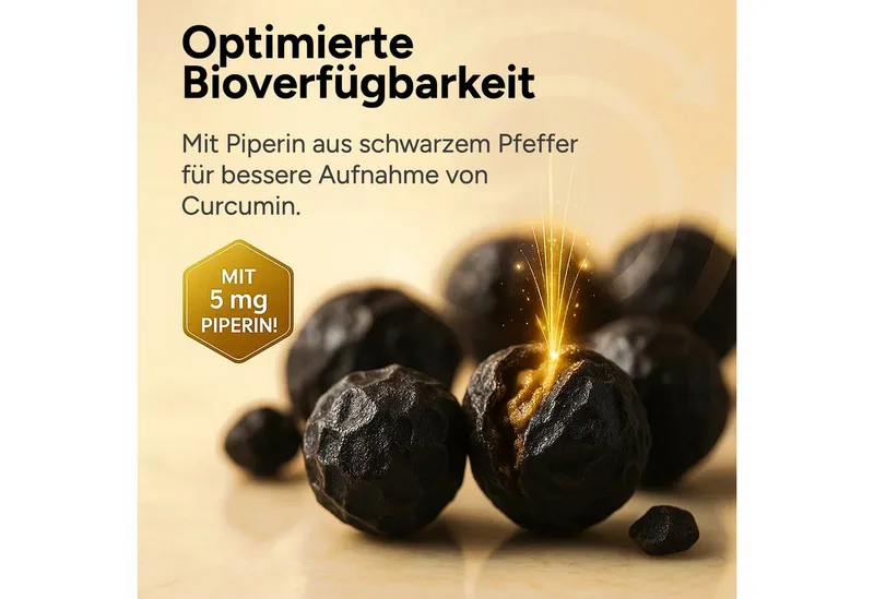 NaroVital Curcuma Ingwer Plus mit Kurkuma Extrakt, Piperin, Curcumin - 90 vegane Kapseln, 90 St. – Produktbild 3 von 5