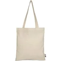 Memo memo Bio-Baumwoll-Tragetasche mit Fairtrade-Siegel, natur, 38 x 42 cm, lange Henkel – Produktbild 1 von 1
