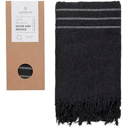 Originalhome Originalhome Tuch 85 × 175 cm aus recyceltem Material, schwarz – Produktbild 1 von 1