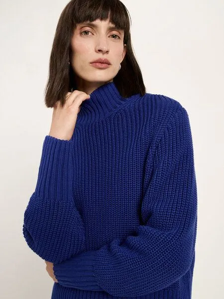 LANIUS LANIUS Grobstrickpullover, Violet, – Produktbild 4 von 4