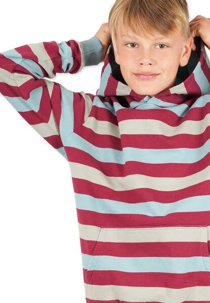 Band of Rascals Band of Rascals EL Stripo Hooded, Bordeaux, – Produktbild 2 von 4