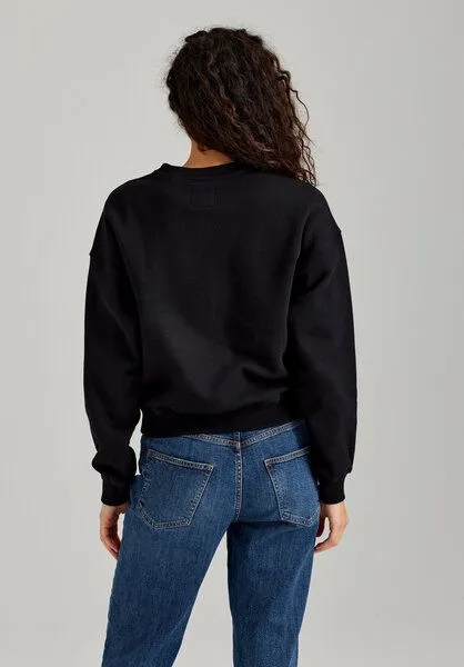 THOKKTHOKK ThokkThokk Damen Sweatshirt Bio Fair, Black (schwarz), – Produktbild 4 von 5