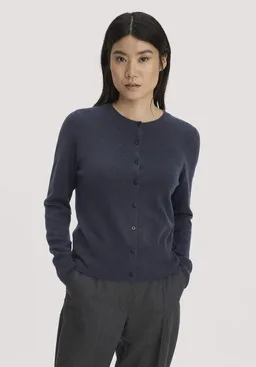 hessnatur hessnatur Strick Jacke Regular BETTER RECYCLING aus reinem Cashmere – Produktbild 1 von 1