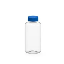 elasto elasto Trinkflasche Refresh, 700 ml, RENEW, transparent/standard-blau PP – Produktbild 1 von 1