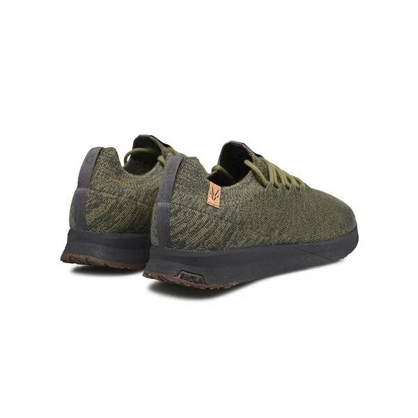 SAOLA SAOLA Sneaker Herren aus Merinowolle - Tsavo 2.0 Men Wool, Burnt olive - obsidian, – Produktbild 3 von 3