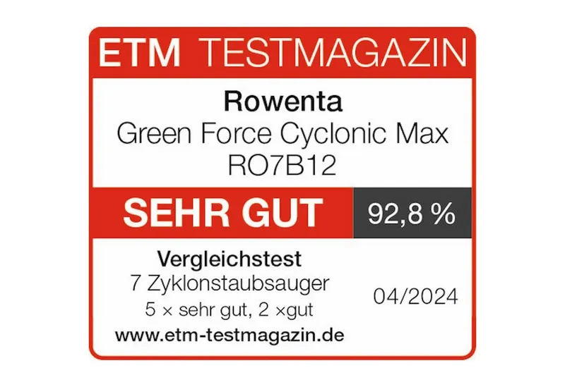 Rowenta Rowenta Staubsauger ohne Beutel "Green Force Cyclonic Max RO7B12" 750 Watt – Produktbild 1 von 6