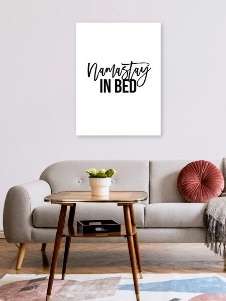 Photocircle Photocircle Poster / Leinwandbild - Namastay in Bed No7 – Produktbild 2 von 4