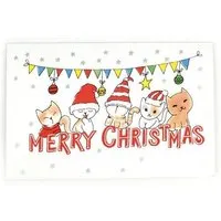 El Puente El Puente Weihnachtskarte "Merry Miau Christmas" | Fair Trade & Handmade aus Indien, Mehrfarbig, – Produktbild 1 von 1