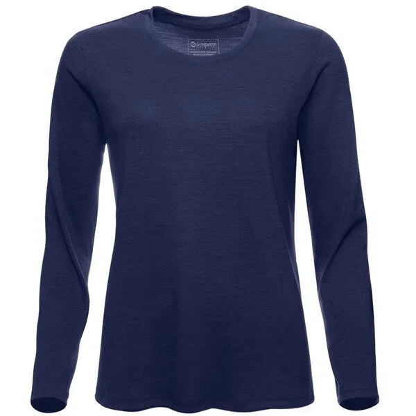 Kaipara - Merino Sportswear Kaipara - Merino Sportswear Urban Merino Longsleeve Damen Regular 200, Navy, – Produktbild 1 von 2