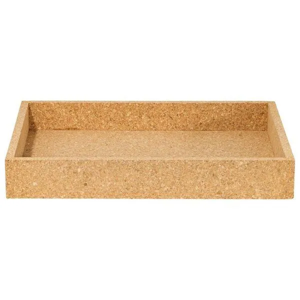 Kork-Deko Kork-Deko Rechteckige Dekoschale aus Presskork zum Dekorieren & Aufbewahren (35 x 25 x 5 cm) – Produktbild 3 von 4