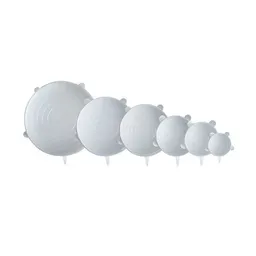 pandoo pandoo 6 dehnbare Silikondeckel im Set zum Abdecken und Frischhalten – Produktbild 1 von 1