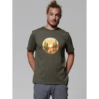 watapparel watapparel T-Shirt Unisex Sonnenuntergang in der Wüste, Khaki, – Produktbild 1 von 1