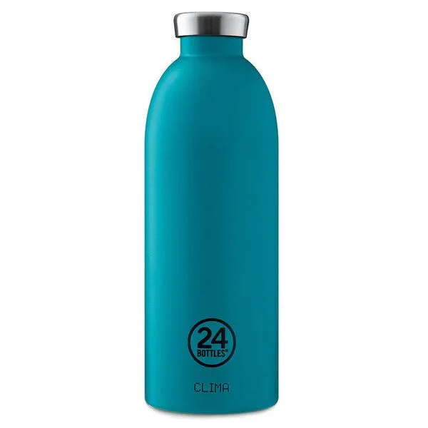 24bottles 24bottles 0,85l Thermosflasche Edelstahl "Clima" - verschiedene Designs, Grey, – Produktbild 1 von 8