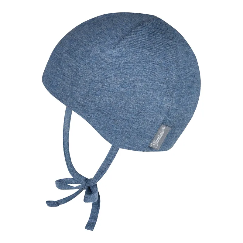 Sterntaler Sterntaler Erstlingsmütze mit Bindeband, Blau, – Produktbild 1 von 3