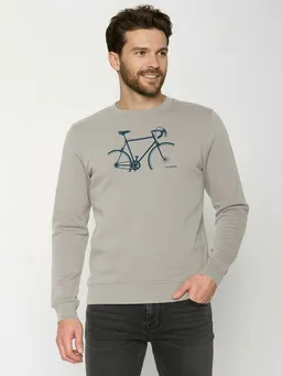 GreenBomb GREENBOMB Bike Crop Wild - Gemütliches Sweatshirt aus Bio-Baumwolle / hochwertiger Print / GOTS / Fair & Vegan – Produktbild 1 von 1
