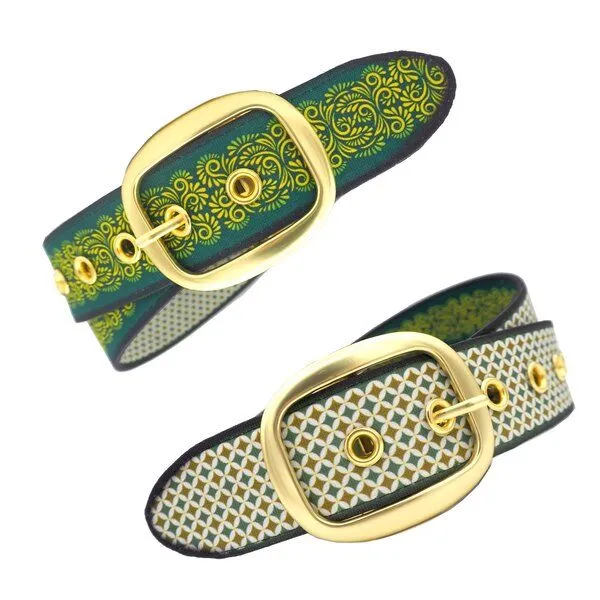 Seegarn Seegarn - Gürtel / Wendegürtel SeeAlge 4cm, Gold, – Produktbild 1 von 4