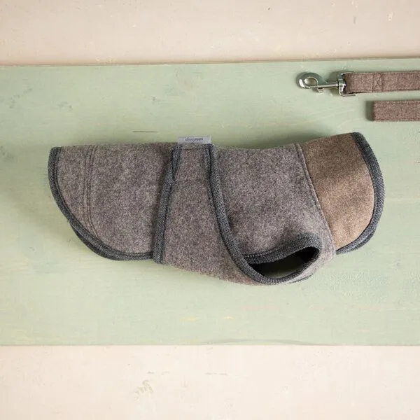 nahtur-design nahtur-design Hundemantel "Loden" | 100% Schurwolle, Braun_01 (braun), – Produktbild 1 von 4
