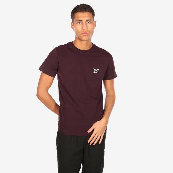 Iriedaily Iriedaily Chestflag Tee, Aubergine (rot), – Produktbild 3 von 3
