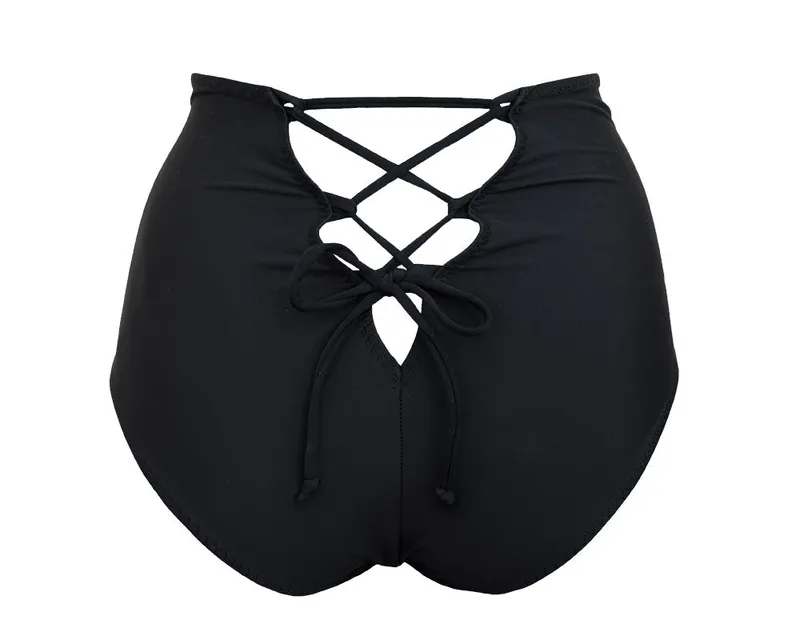 Anekdot Anekdot Damen vegan Nova Bikini Bottom Fliege, Schwarz, – Produktbild 1 von 2