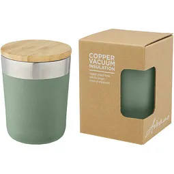 Avenue Avenue Lagan 300 ml Kupfer-Vakuum Isolierbecher mit Bambusdeckel, heather grün, Grün, – Produktbild 1 von 1