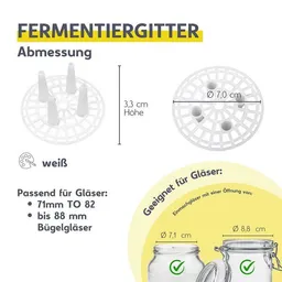 mikken mikken Fermentiergitter Eintauchgitter – Produktbild 1 von 1