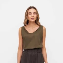 WiDDA berlin WiDDA berlin Bluse VAU in Oliv aus TENCEL® – Produktbild 1 von 1