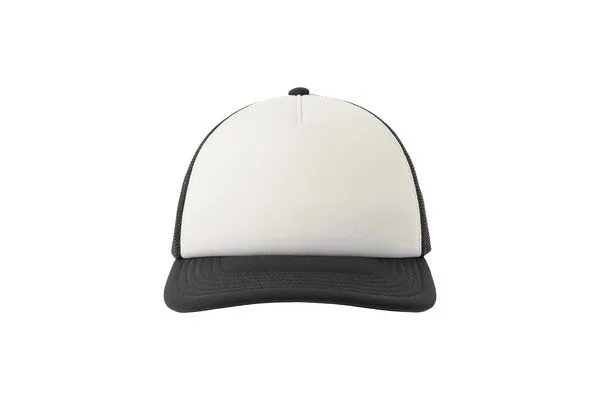 Atlantis Headwear Atlantis Headwear Kinder Rapper Cap zweifarbig, Weiss/schwarz, – Produktbild 3 von 4