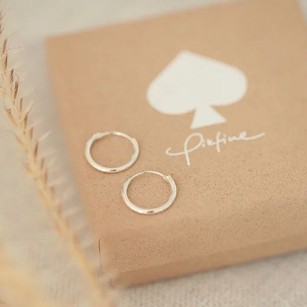 pikfine pikfine Creolen Franka 5 Größen silber – Produktbild 1 von 3
