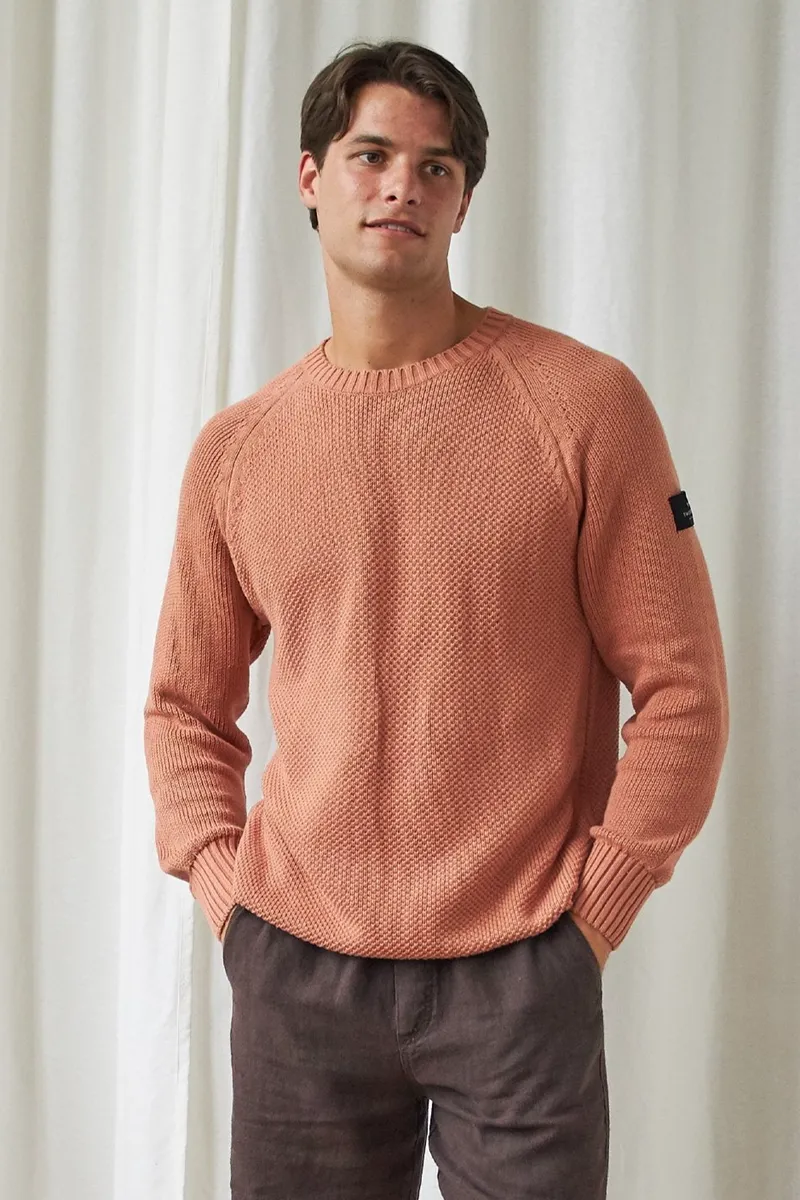 TWOTHIRDS TWOTHIRDS Herren vegan Pullover Tortuga Ziegelrosa, Rosa, – Produktbild 2 von 2