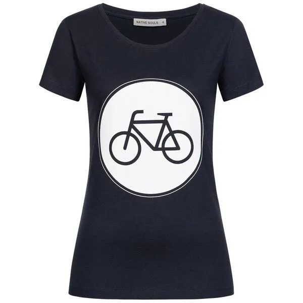 NATIVE SOULS NATIVE SOULS T-Shirt Damen - Bike, Navy, – Produktbild 1 von 1