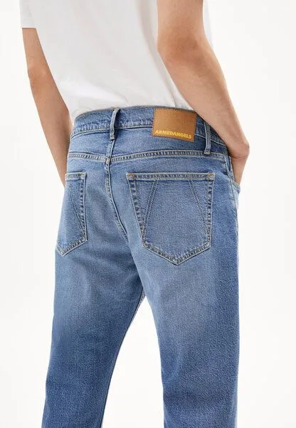 ARMEDANGELS ARMEDANGELS DYLAANO Herren Straight Jeans Bio-Baumwoll Mix, Blue, – Produktbild 3 von 4