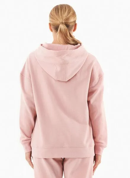 ORGANICATION ORGANICATION Sweathoodie aus Bio-Baumwolle, Rosa(dusty pink), – Produktbild 4 von 4