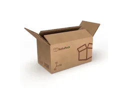 RaKuPack Versandkarton Faltkarton Verpackungskarton Faltschachtel Warensendung braun, 25 Stück 150x90x90mm Karton Kartonage Wellpappkarton versch. Größen – Produktbild 1 von 1