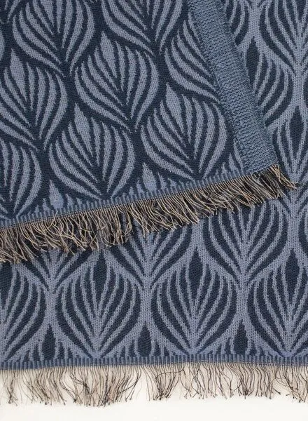 Djian Djian PINA Schal - Baumwolle (kbA), Blau, – Produktbild 2 von 3