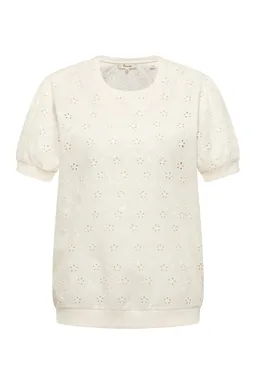 Tranquillo Bluse Leeaa aus Bio-Baumwolle - white / 42 – Produktbild 1 von 1