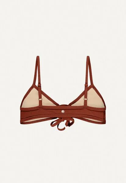 Oy Oy Bikini Oberteil „Joran“ aus Frotte-Stoff, Terrakotta, – Produktbild 2 von 3