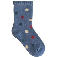 Leela Cotton Leela Cotton Kinder Socken Gepunktet aus 98% Bio-Baumwolle 3324, Jeans-melange 3325, – Produktbild 1 von 1