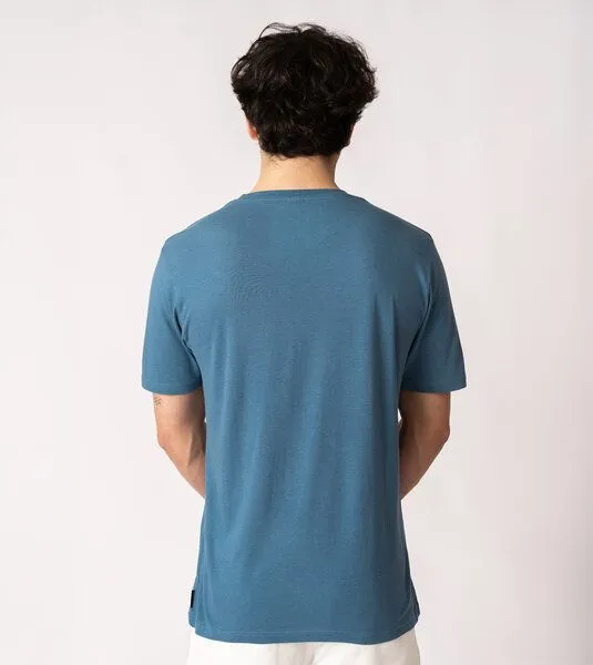 Gary Mash GARY MASH Herren Basicshirt aus Bambusviskose, 2er-set blau-grün, – Produktbild 3 von 4