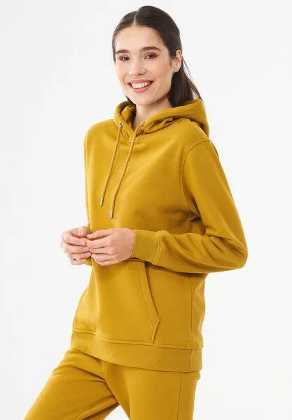 ORGANICATION ORGANICATION Kapuzenpullover aus Bio-Baumwolle, Tobacco, – Produktbild 3 von 4